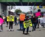 Pobladores de Tenango protestan en la CDMX en exigencia de ayuda para sofocar un incendio
