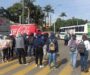 Nuevamente normalistas bloquean calles en la ciudad de Oaxaca de Juárez