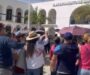 Crece el descontento en Santa Cruz Amilpas: habitantes protestan en el palacio municipal