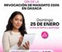 Oaxaca se prepara para la jornada de revocación de mandato.