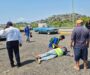 Trabajador sufre desmayo por golpe de calor en Tehuantepec.