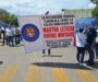 Trabajadores de Salud bloquean la Fuente de las 8 Regiones en Oaxaca