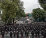 Policías bloquean avance de CNTE hacia el Estadio Ciudad de México, sede inaugural del Mundial