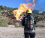 Se incendia ducto de Pemex durante cierre de toma clandestina en Hidalgo; dos trabajadores resultan heridos