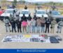 Desmantela Fiscalía de Oaxaca centro de operaciones y distribución de drogas en la Sierra Sur; asegura arsenal y detiene a cinco personas