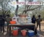 Inhabilitan laboratorio clandestino de metanfetamina en Sinaloa; aseguran 100 kilos de droga
