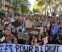 Protestas estudiantiles movilizan a cientos de miles en Francia por deterioro de servicios públicos